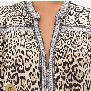 Camilla seahorse sonnet blouson sleeve midi dress